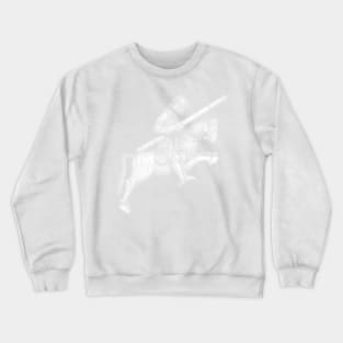 Charging Knight on Horse Crewneck Sweatshirt